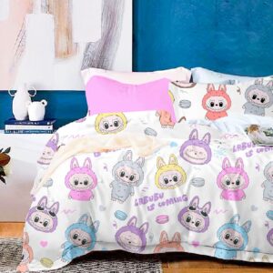 طقم سرير اطفال قطن العامرية مشجر مقاس120سم