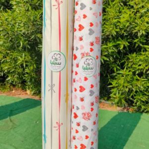 قماش ملاية قطن العامرية مشجر برسل مفتوح عرض240سم