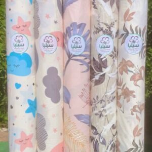 قماش ملاية قطن العامرية مشجر برسل مفتوح عرض240سم